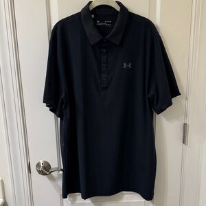 Under Armour Men's Black Polo Shirt